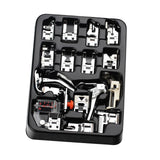 Maxbell 16x Presser Feet Set Household Repair Attachments Rolled Hem Multifunction StyleC