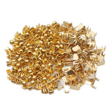 Maxbell Set of 300 Zipper Repair Kit, U Shaped Components Replace Open End, U Shaped Golden