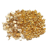 Maxbell Set of 300 Zipper Repair Kit, U Shaped Components Replace Open End, U Shaped Golden
