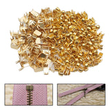 Maxbell Set of 300 Zipper Repair Kit, U Shaped Components Replace Open End, U Shaped Golden