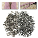 Maxbell Set of 300 Zipper Repair Kit, U Shaped Components Replace Open End, U Shaped Black