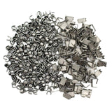 Maxbell Set of 300 Zipper Repair Kit, U Shaped Components Replace Open End, U Shaped Black