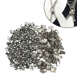 Maxbell Set of 300 Zipper Repair Kit, U Shaped Components Replace Open End, U Shaped Black