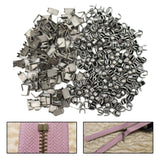 Maxbell Set of 300 Zipper Repair Kit, U Shaped Components Replace Open End, U Shaped Black
