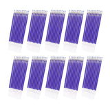 Maxbell 100Pcs Heat Erasable Pen Refills Fabric Marking Pens Refills for Embroidery Blue