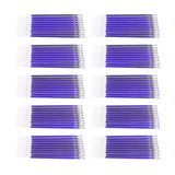 Maxbell 100Pcs Heat Erasable Pen Refills Fabric Marking Pens Refills for Embroidery Blue