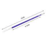 Maxbell 100Pcs Heat Erasable Pen Refills Fabric Marking Pens Refills for Embroidery Blue