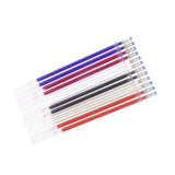 Maxbell 100Pcs Heat Erasable Pen Refills Fabric Marking Pens Refills for Embroidery White