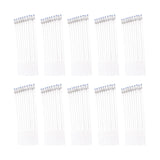 Maxbell 100Pcs Heat Erasable Pen Refills Fabric Marking Pens Refills for Embroidery White