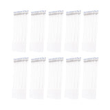 Maxbell 100Pcs Heat Erasable Pen Refills Fabric Marking Pens Refills for Embroidery White
