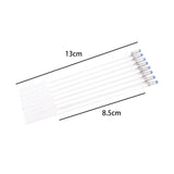 Maxbell 100Pcs Heat Erasable Pen Refills Fabric Marking Pens Refills for Embroidery White