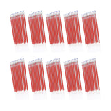 Maxbell 100Pcs Heat Erasable Pen Refills Fabric Marking Pens Refills for Embroidery Red