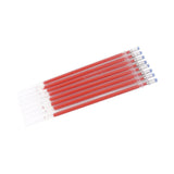 Maxbell 100Pcs Heat Erasable Pen Refills Fabric Marking Pens Refills for Embroidery Red