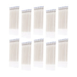 Maxbell 100Pcs Heat Erasable Pen Refills Fabric Marking Pens Refills for Embroidery Beige
