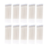 Maxbell 100Pcs Heat Erasable Pen Refills Fabric Marking Pens Refills for Embroidery Beige