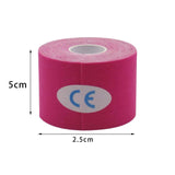 Maxbell Tape for Sports Muscle Tape Waterproof for Body Shoulder Football Pink