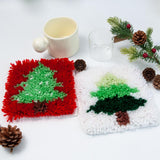 Maxbell Set of DIY crochet Embroidery Kits Home decor Coaster Latch Hook Kits