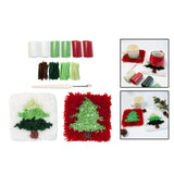 Maxbell Set of DIY crochet Embroidery Kits Home decor Coaster Latch Hook Kits