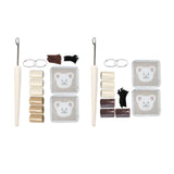 Maxbell Coaster Latch Hook Kits DIY Crochet Embroidery Kits for Cup Coaster Making A