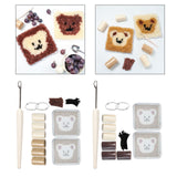 Maxbell Coaster Latch Hook Kits DIY Crochet Embroidery Kits for Cup Coaster Making A