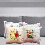 Maxbell Maxbell Embroidery Pillow Covers Kit Sewing Craft Floral Pattern for Wedding Bedroom Option 1