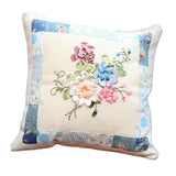 Maxbell Maxbell Embroidery Pillow Covers Kit Sewing Craft Floral Pattern for Wedding Bedroom Option 1