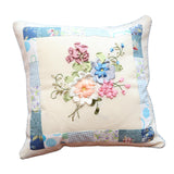 Maxbell Maxbell Embroidery Pillow Covers Kit Sewing Craft Floral Pattern for Wedding Bedroom Option 1