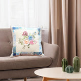 Maxbell Maxbell Embroidery Pillow Covers Kit Sewing Craft Floral Pattern for Wedding Bedroom Option 1