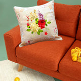 Maxbell Maxbell Embroidery Pillow Covers Kit Sewing Craft Floral Pattern for Wedding Bedroom Option 3