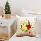 Maxbell Maxbell Embroidery Pillow Covers Kit Sewing Craft Floral Pattern for Wedding Bedroom Option 3