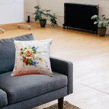 Maxbell Maxbell Embroidery Pillow Covers Kit Sewing Craft Floral Pattern for Wedding Bedroom Option 4