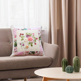 Maxbell Maxbell Embroidery Pillow Covers Kit Sewing Craft Floral Pattern for Wedding Bedroom Option 4