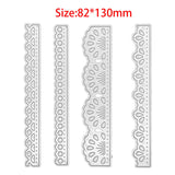 Maxbell 4 Pcs Set Cutting Dies Stencil Tools DIY Art Crafts Steel for Scrapbook