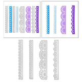 Maxbell 4 Pcs Set Cutting Dies Stencil Tools DIY Art Crafts Steel for Scrapbook