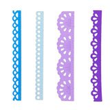 Maxbell 4 Pcs Set Cutting Dies Stencil Tools DIY Art Crafts Steel for Scrapbook