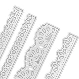 Maxbell 4 Pcs Set Cutting Dies Stencil Tools DIY Art Crafts Steel for Scrapbook