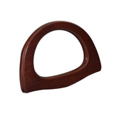 Maxbell Wooden Handle Handmade D Shaped Handle Replacement for Clutches Purse Making