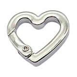 Maxbell 10Pcs Spring Rings 0.75inch Keyring Buckle Metal for Necklace Bracelets silver