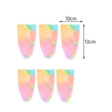Maxbell 6 Pieces Multicolor Gnome Beards Unfinished Wooden Balls DIY Crafts Supplies