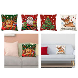 Maxbell Multicolor Christmas Pillow Cover Pillow Case Xmas Decoration Bed Winter Deer