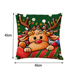 Maxbell Multicolor Christmas Pillow Cover Pillow Case Xmas Decoration Bed Winter Deer