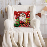 Maxbell Multicolor Christmas Pillow Cover Pillow Case Xmas Decoration Bed Winter Old Man