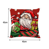 Maxbell Multicolor Christmas Pillow Cover Pillow Case Xmas Decoration Bed Winter Old Man