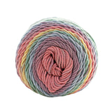 Maxbell 5 Strands Rainbow Yarn Braided Rope Cord Knitting Handmade for Sweater A