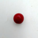 Maxbell 100x Wooden Bead Unfinished Handmade Wood Beads for Jewelry Making Garlands red