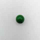 Maxbell 100x Wooden Bead Unfinished Handmade Wood Beads for Jewelry Making Garlands green