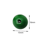 Maxbell 100x Wooden Bead Unfinished Handmade Wood Beads for Jewelry Making Garlands green