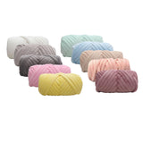 Maxbell 1kg Velvet Chunky Yarn Arm Knitting Rug Making Hand Knit Pet Bed Crocheting White