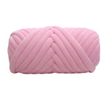 Maxbell 1kg Velvet Chunky Yarn Arm Knitting Rug Making Hand Knit Pet Bed Crocheting Pink