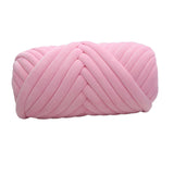 Maxbell 1kg Velvet Chunky Yarn Arm Knitting Rug Making Hand Knit Pet Bed Crocheting Pink